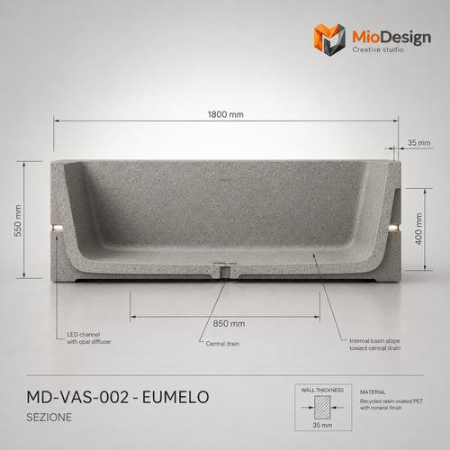 MD-VAS-002 — EUMELO · Linea di luce